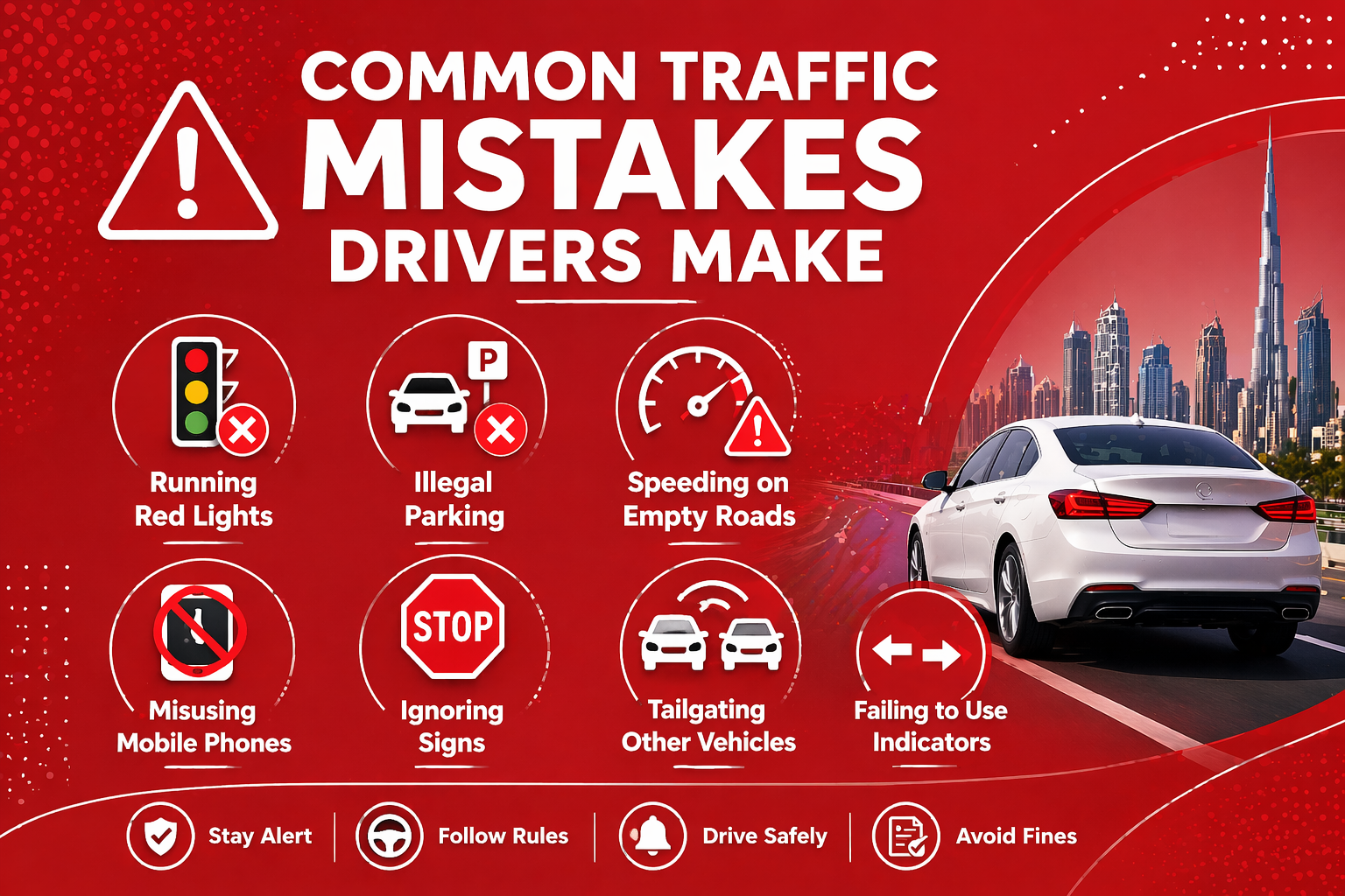 Common Traffic Mistakes Drivers Make