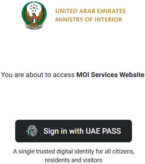 Sign In With UAE Pass